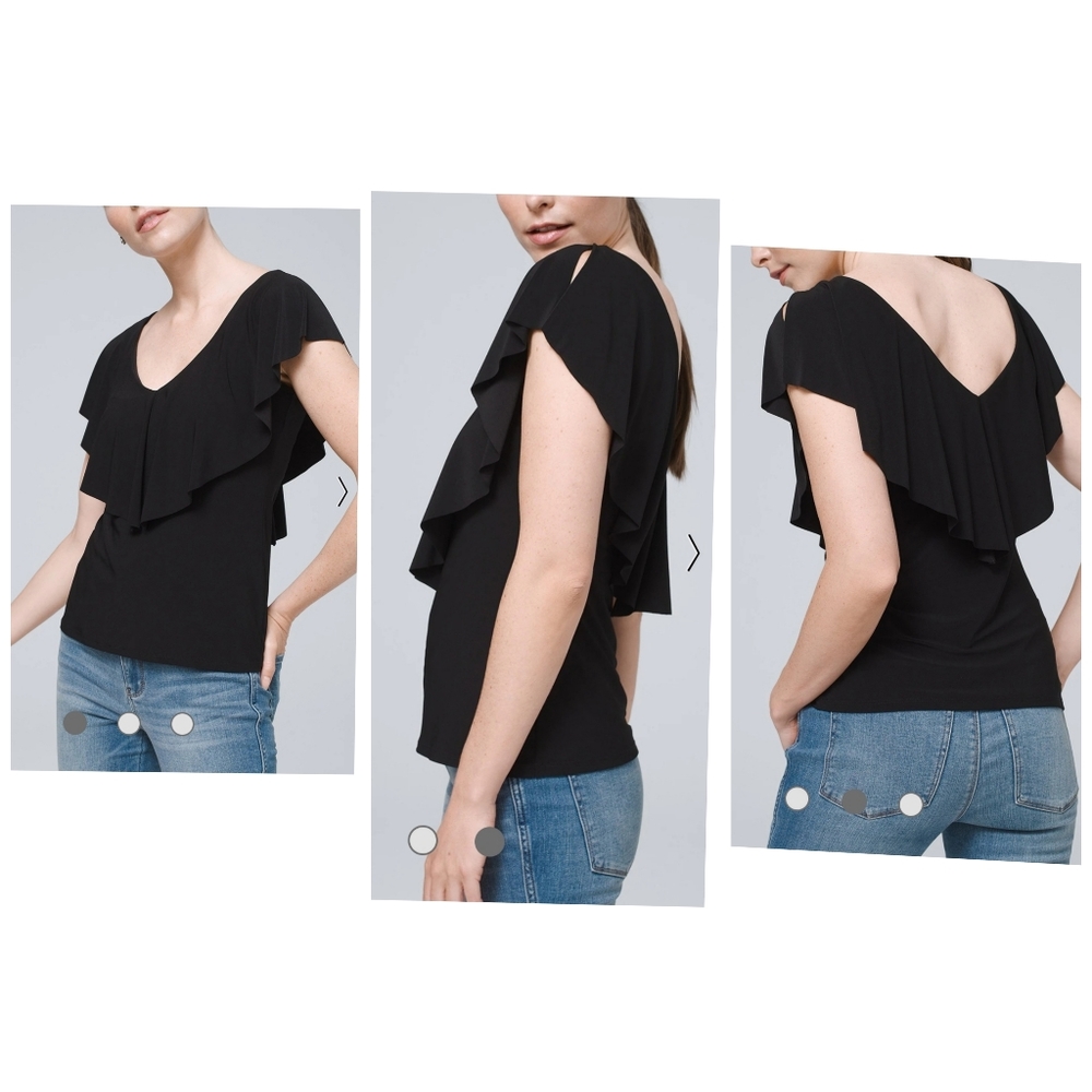 New! Whbm matte jersey top